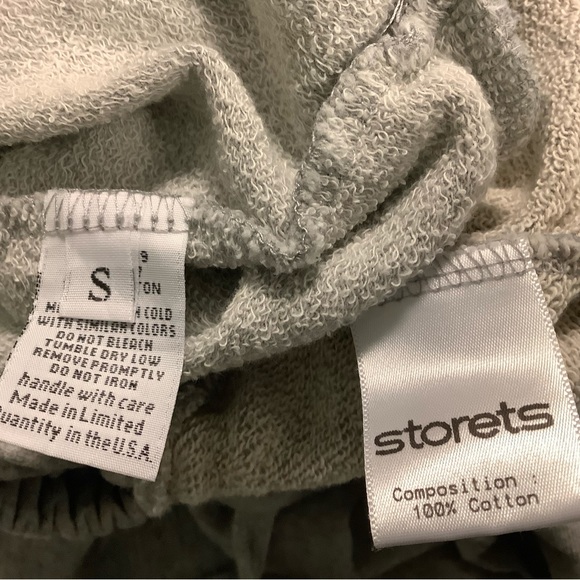 Storets Nadia High Rise Slash Wide-Leg Cropped Sweatpants XS/S - Picture 11 of 15